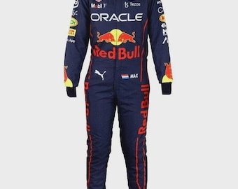 Orakel Red Bull Max Rennanzug - Polyester F1 Go Kart Rennanzug