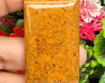 Natural Brown Mariyam Jasper Cabochon For Jeweller Making 86.30 Carats One 39x27xx6 mm Size