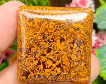 Natural Brown Mariyam Jasper Cabochon For Jeweller Making 97.20 Carats One 33x34x8 mm Size