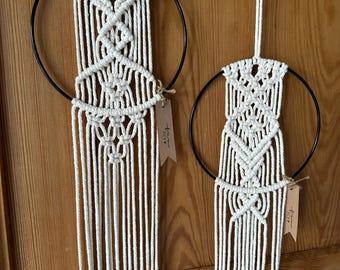 Macrame dreamcatcher wall hanging window decoration small