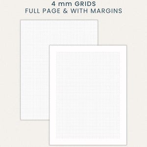 Dot Grid Paper Bundle | Letter Size Printable PDF - Etsy