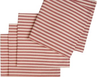 Cotton Cloth Napkins Set, Washable Reusable Dinner Napkins
