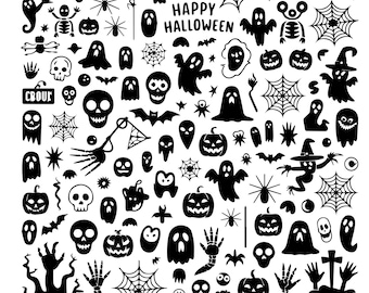 Halloween SVG Bundle, Vinyl Cut File, Halloween Cricut File, Bat SVG, Instant Download, Halloween Shirt Digital Download, Halloween Images