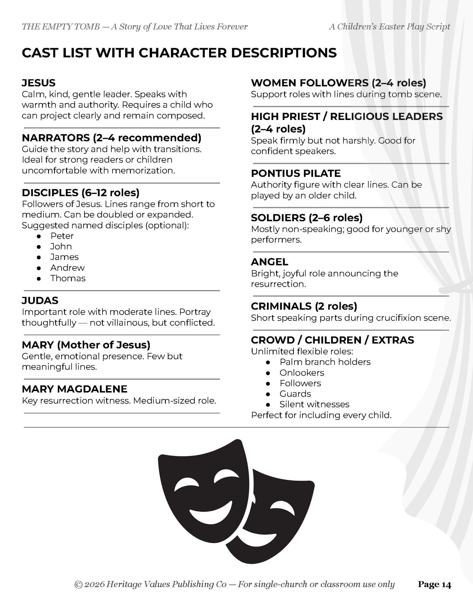 Children's Easter Play Script | Complete Church Production Kit (digital ...