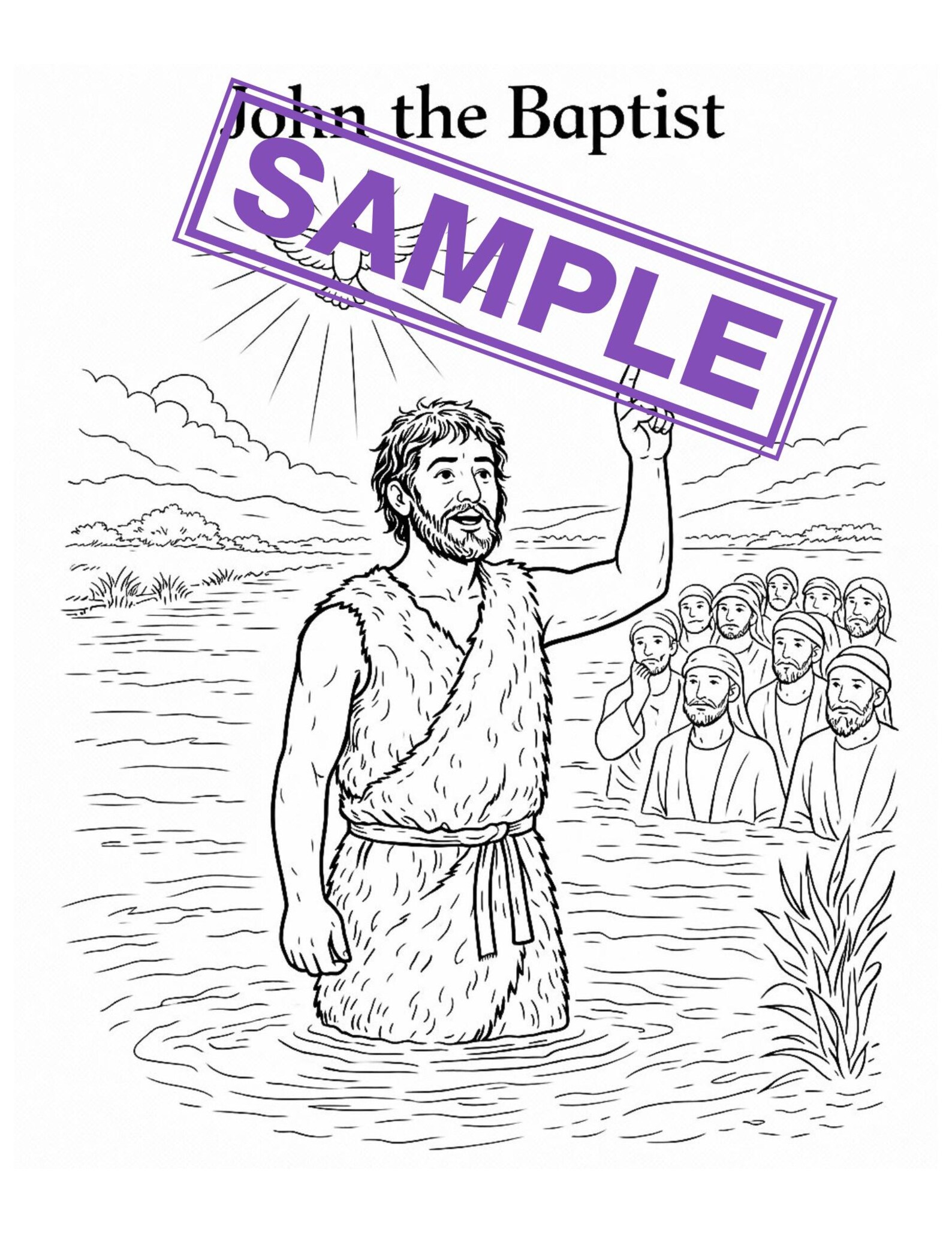 30 Bible Coloring Pages for Kids | Printable Christian Coloring Book ...