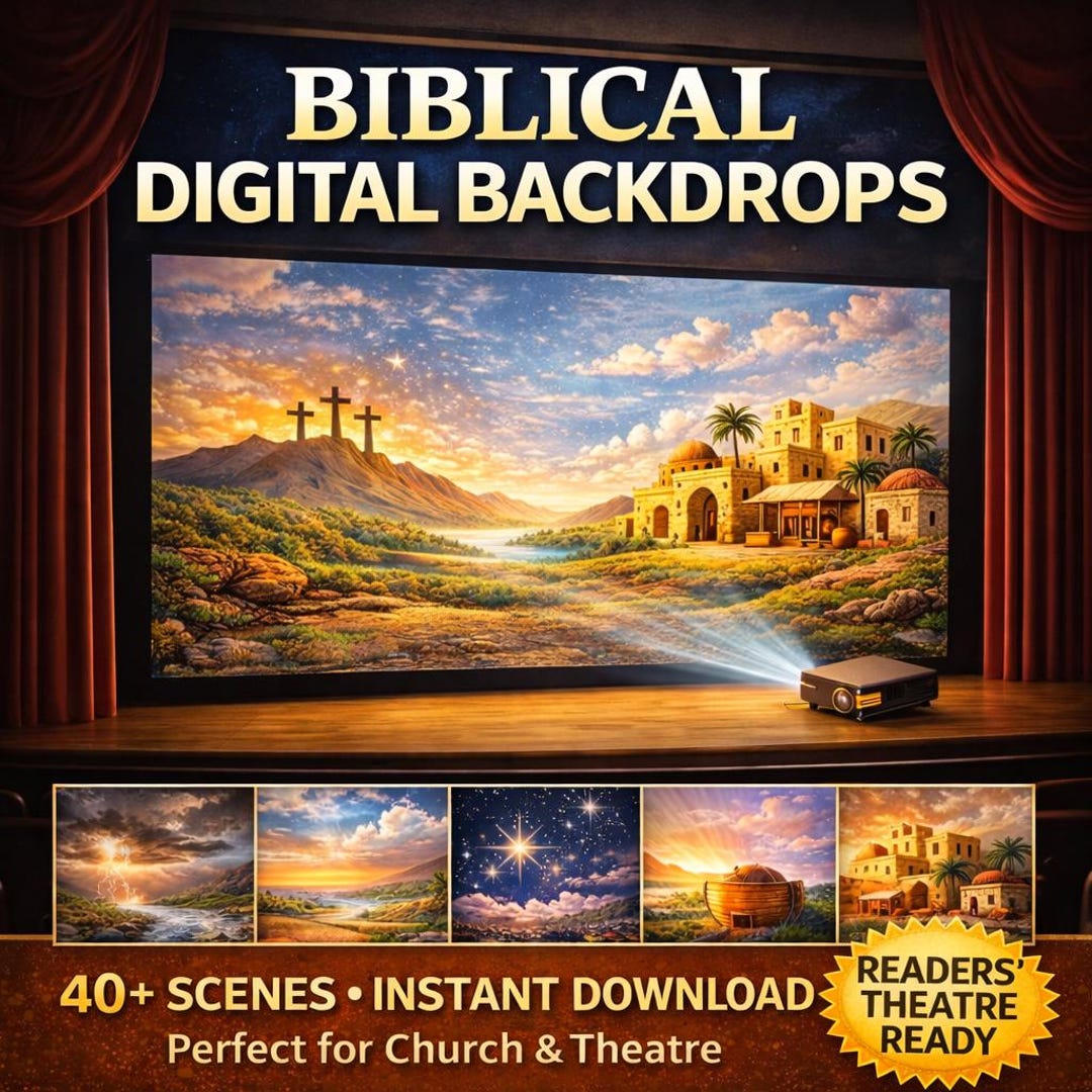 Scripture Projection Theme Ultimate Biblical Scenic Background Library – 50+ HD Projection Slides ...