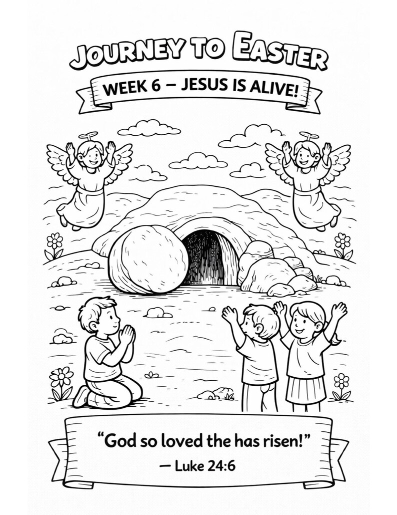Sunday School Kids Lent Curriculum – 6 Week Easter Bible Lessons ...