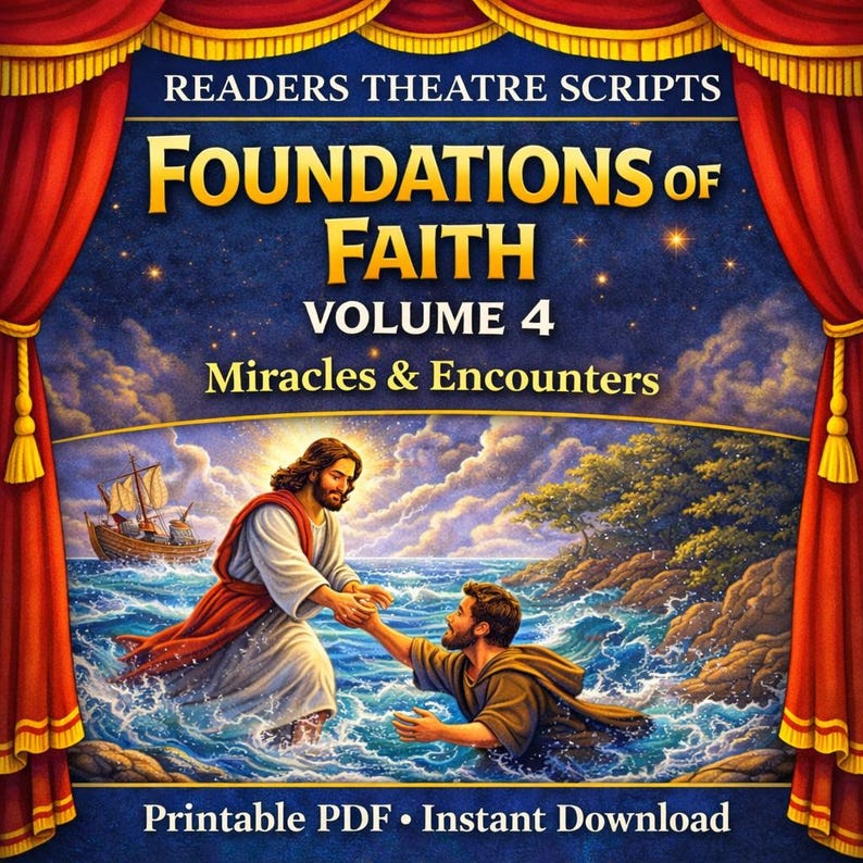 Kids' Bible Readers Theater Scripts | Miracles of Jesus, Volume 4 (PDF ...