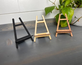 Tiered tray easel - tiered tray decor- mini easel- kitchen decor- tiered tray riser