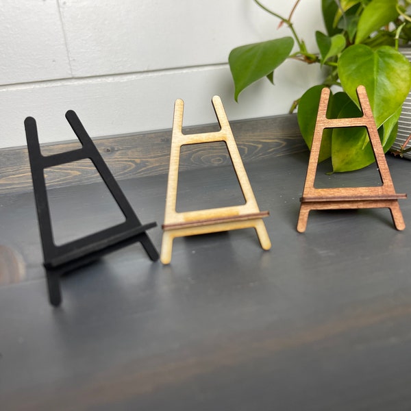 Tiered tray easel - tiered tray decor- mini easel- kitchen decor- tiered tray riser