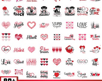 80+ Valentine's day svg png bundle, Valentine Shirts svg, Be Mine Svg, Valentine Gift Svg, Retro Valentine, Retro Love Clipart, Be Mine Svg