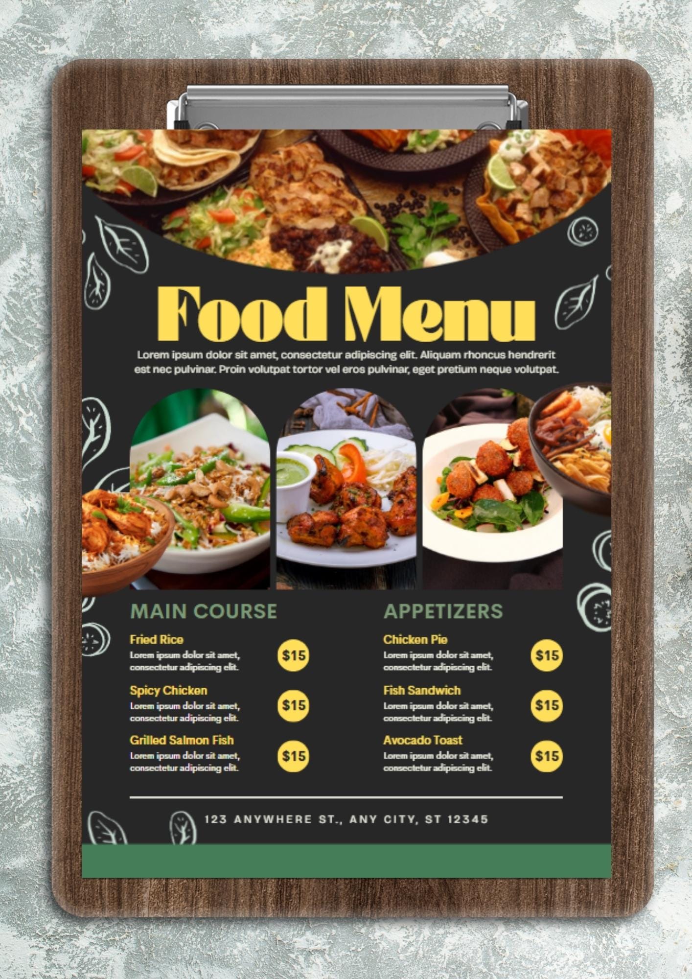 Custom Restaurant Menu Design, Modern Professional Layout (digital ...