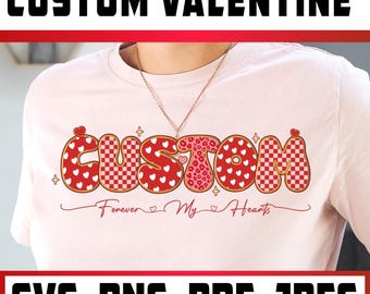 Preppy Custom Valentine Glitter Design, Leopard Heart XOXO (png, svg, jpeg, pdf)