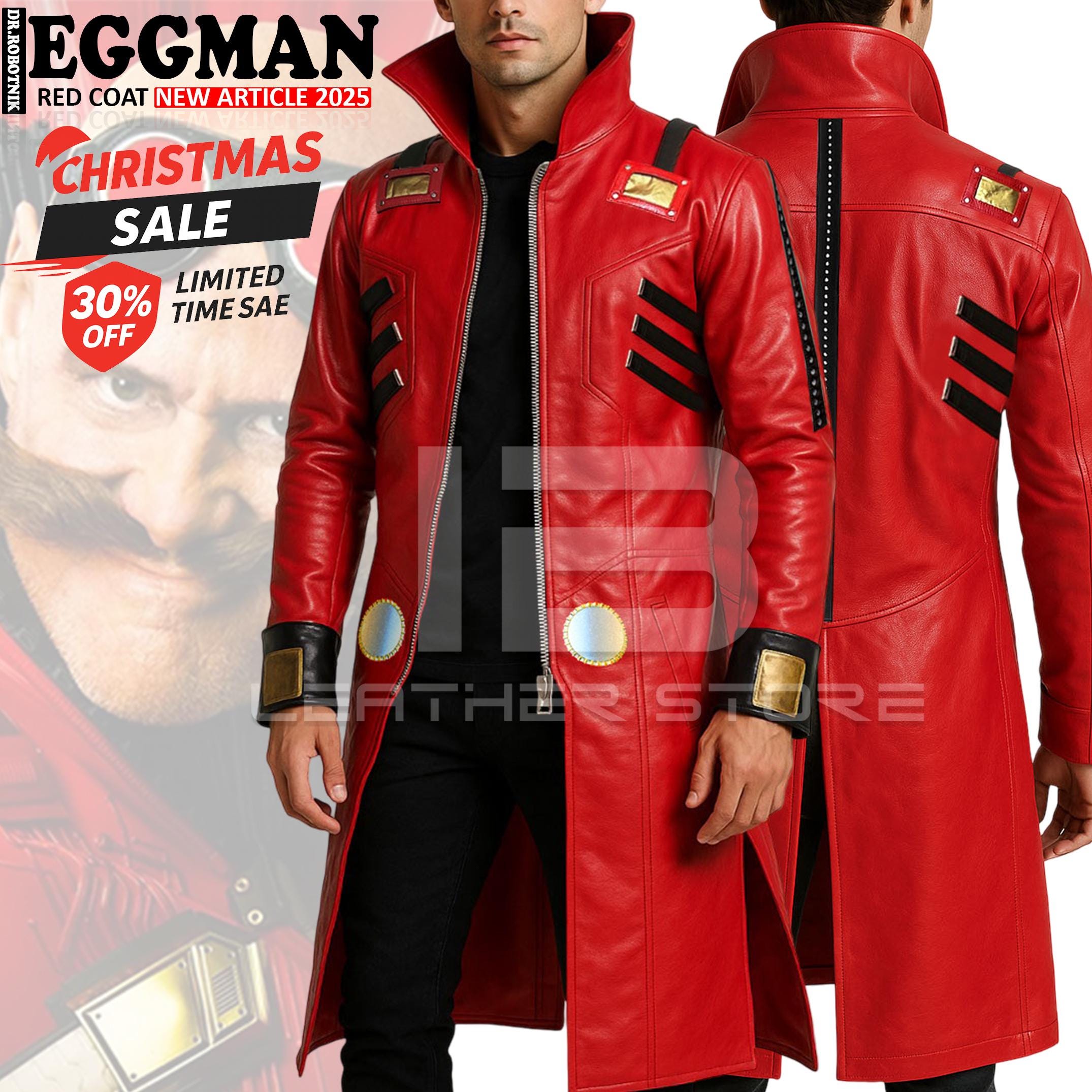 Sonic 3 Dr. Robotnik Cosplay Jacket, Eggman Costume, Halloween
