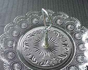 Vintage Brockway Glass American Concord Tidbit Tray