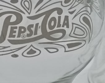 Vintage 1970s Pepsi Cola Fountain Glasses - Set of 8