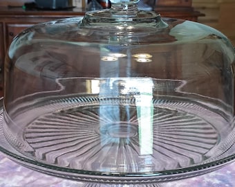 anchor Hocking 11inch pedestal cake stand