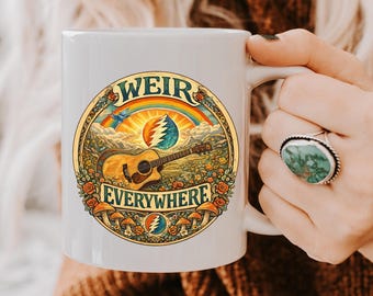 Taza de Bob Weir, inspirada en Grateful Dead, regalo para fans de Bobby Weir
