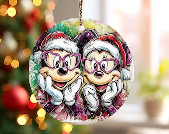 Disney 100 Years Ornament, Disney Mickey and Friends Ornament