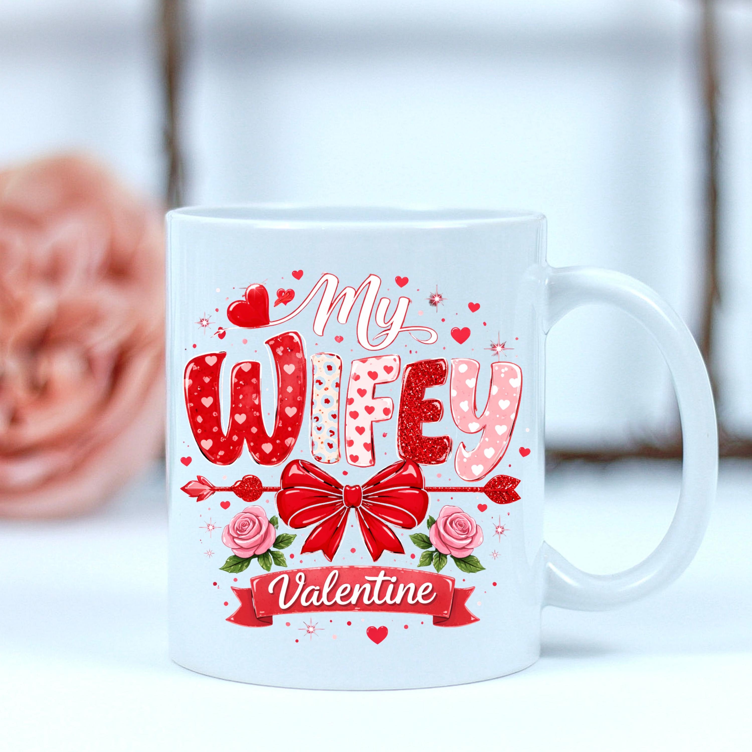 Discover My Wifey Valentine Mug - Romantic Coffee Cup for Wife on Valentine's Day