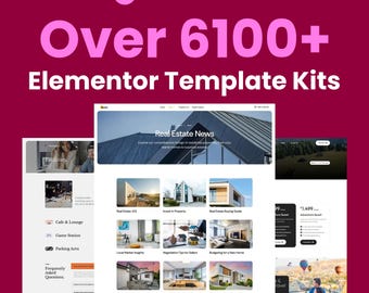 6100+ Elementor Templates Bundle: Pro Website Design (Instant Download)