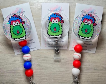 Philadelphia Phanatic Badge Reel – Retractable ID Holder
