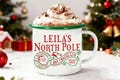 Custom Hot Chocolate Mug – Personalized Parent & Child Christmas Enamel Cup, 11oz, 15oz, Ideal Holiday Gift , Christmas Eve Mug product logo