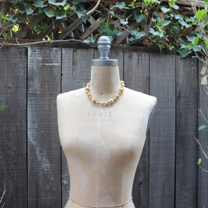 Vintage 1980's Gold Bauble Necklace image 2