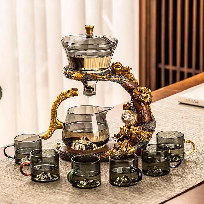 Venezia glassとカップのセット Venezia glassとカップのセット Murano Glass Tea Set - Etsy Canada