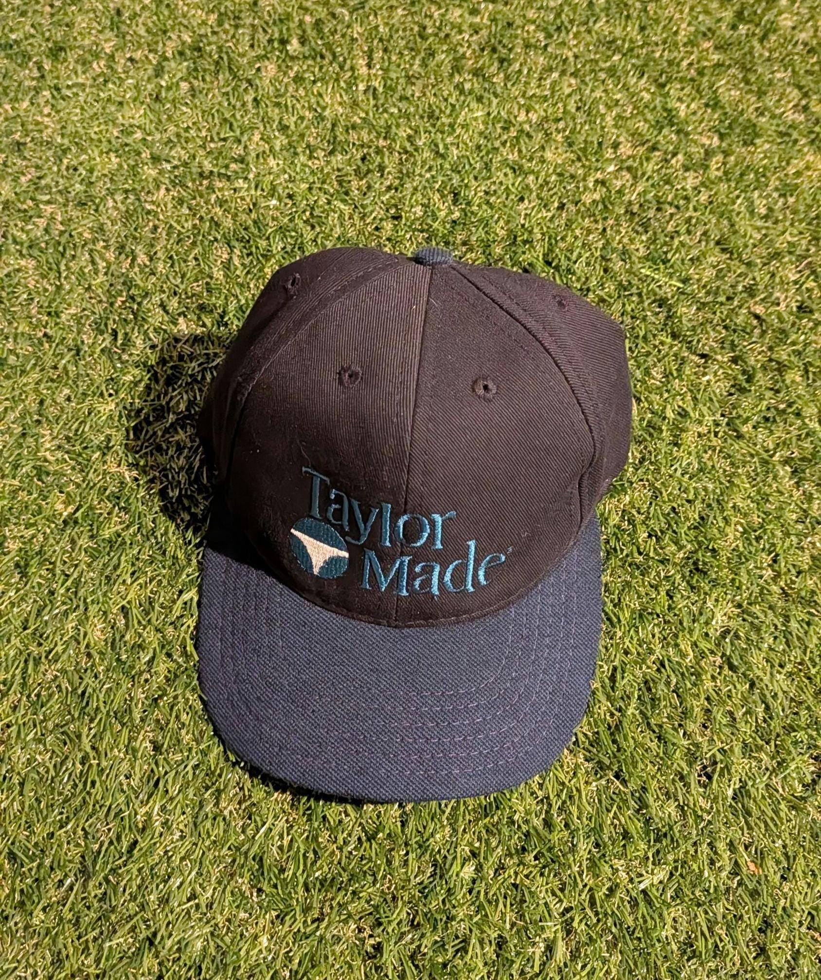 Casquette Vintage TaylorMade 25e Anniversaire – Noir, 100% Coton, Taille Unique