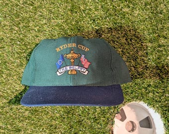 Vintage Ryder Cup The Belfry Imperial Leather Strapback Hat - Made in USA