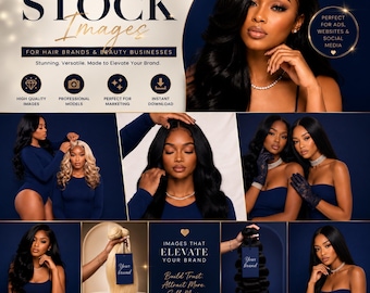 Hair Brand Stock Photos | Beauty Business Stock Images | Hair Model + Bundle Photos | Instant Download