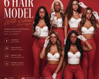Hair Model Stock Photos Videos | 4K Content for Wig Brands (Commercial Use)