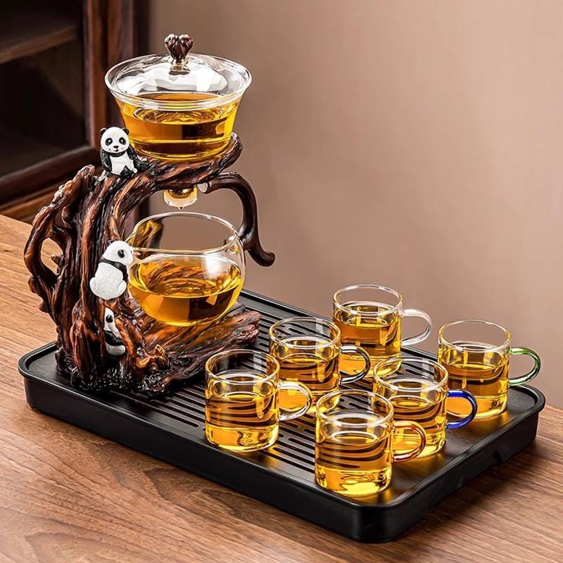 Venezia glassとカップのセット Murano Glass Tea Set - Etsy Canada