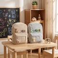 Personalized Corduroy Backpack \u2013 Custom Name Kids School Bag, Toddler Preschool Backpack, Back to School Gift for Boys & Girls