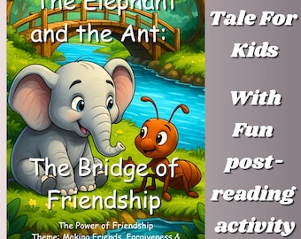 Elephant & Ant Friendship Storybook: Kids' Fairy Tale (PDF)