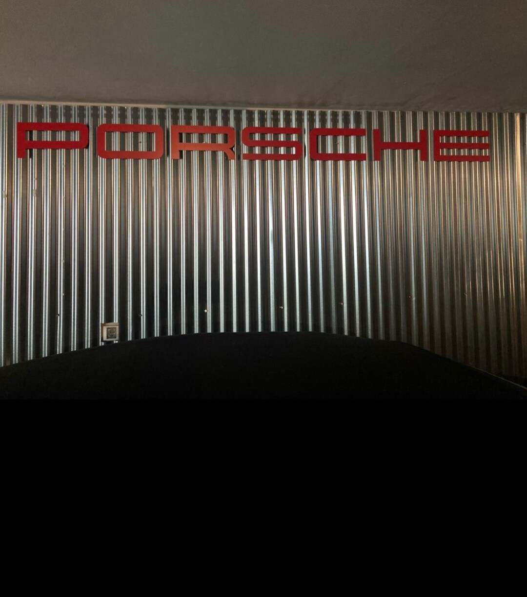 Porsche Wall Lettering Made of Composite Material – Weather-resistant ...