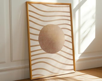 Abstract Boho Shapes 3 | Poster | Giclée Art Print | Modern Wall Art | Home Decor