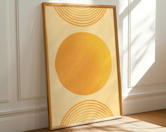 Abstract Boho Shapes 4 | Poster | Giclée Art Print | Modern Wall Art | Home Decor