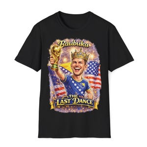 Edin Dzeko Bosnia Last Dance Football Shirt Bosnia World Cup 2026 Tee | Dzeko Fan Tee, Babuka, Zmajevi