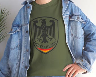 Germany Eagle T-Shirt - Germany Flag, German Eagle | Patriotic Shirt | Homeland Germany, Gift for Germany Fans
