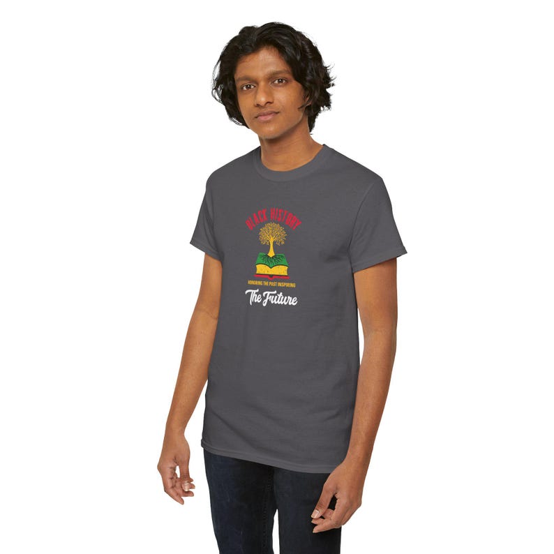 Black History The Future Tee | Afro Tree, Book Stack image 9