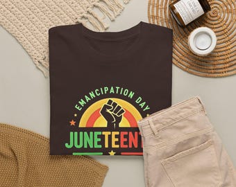 Juneteenth Fist Emancipation Tee | Black American Freedom T-Shirt