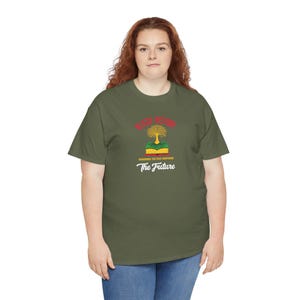 Black History The Future Tee | Afro Tree, Book Stack image 7