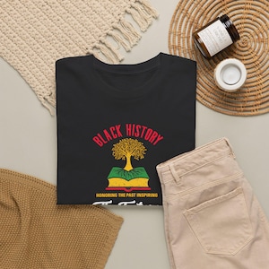 Black History The Future Tee | Afro Tree, Book Stack image 1