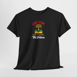 Black History The Future Tee | Afro Tree, Book Stack image 2
