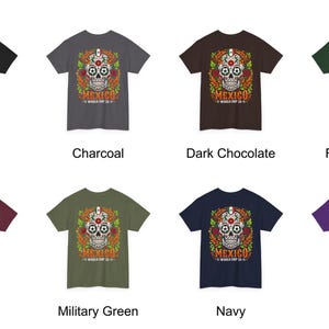 Sugar Skull Mexico World Cup Tee | Day of the Dead Football Shirt image 16