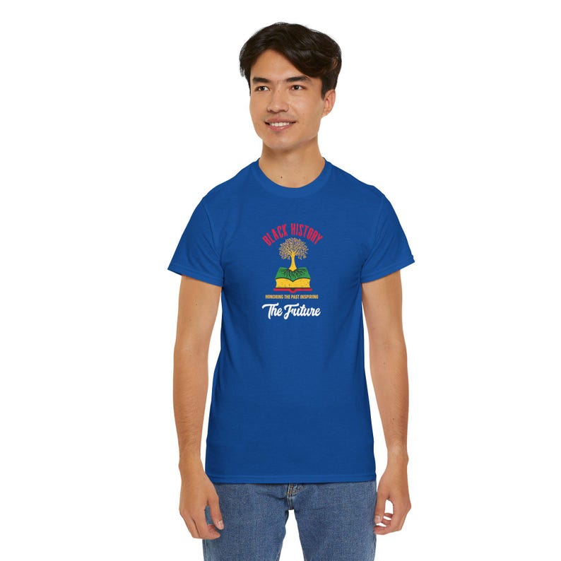 Black History The Future Tee | Afro Tree, Book Stack image 10