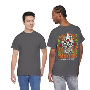 Sugar Skull Mexico World Cup Tee | Day of the Dead Football Shirt image 12