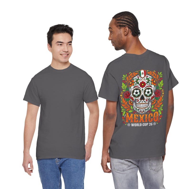 Sugar Skull Mexico World Cup Tee | Day of the Dead Football Shirt image 12